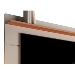 Rack com Painel Vivare Wood 160cm Off White com Nature - Germai Móveis - 3