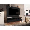 Ver imagem 2 de Rack com Painel Vivare Wood 160cm Preto - Germai Móveis