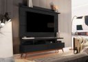 Ver imagem 2 de Rack com Painel Vivare Wood 160cm Preto - Germai Móveis