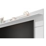 Rack com Painel Vivare Wood 180cm Branco - Germai Móveis - 3