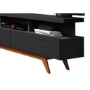 Ver imagem 5 de Rack com Painel Vivare Wood 180cm Preto - Germai Móveis