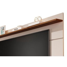Rack com Painel Vivare Wood 180cm Off White com Freijó - Germai Móveis - 3