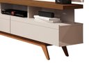 Ver imagem 5 de Rack com Painel Vivare Wood 180cm Off White com Freijó - Giga Móveis