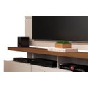 Ver imagem 4 de Rack com Painel Vivare Wood 180cm Off White com Freijó - Giga Móveis