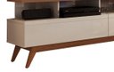 Ver imagem 5 de Rack com Painel Vivare Wood 160cm Off White com Freijó - Germai Móveis