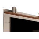 Ver imagem 3 de Rack com Painel Vivare Wood 160cm Off White com Freijó - Germai Móveis