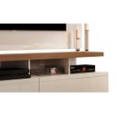 Ver imagem 4 de Rack com Painel Vivare Wood 160cm Off White com Freijó - Germai Móveis