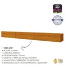 Ver imagem 6 de Home para TV Ripado com LED Nobre Clean 230 Naturale - Gelius