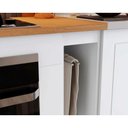 Ver imagem 2 de Cozinha Modulada Americana Completa 12 Peças 5aéreos+4balcões+3complementos Cz314 Branco2 Aéreos