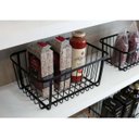 Ver imagem 4 de Cesto Aramado Multiuso Organizador Fruteira Cozinha Metalla Aço Carbono Yoi Preto