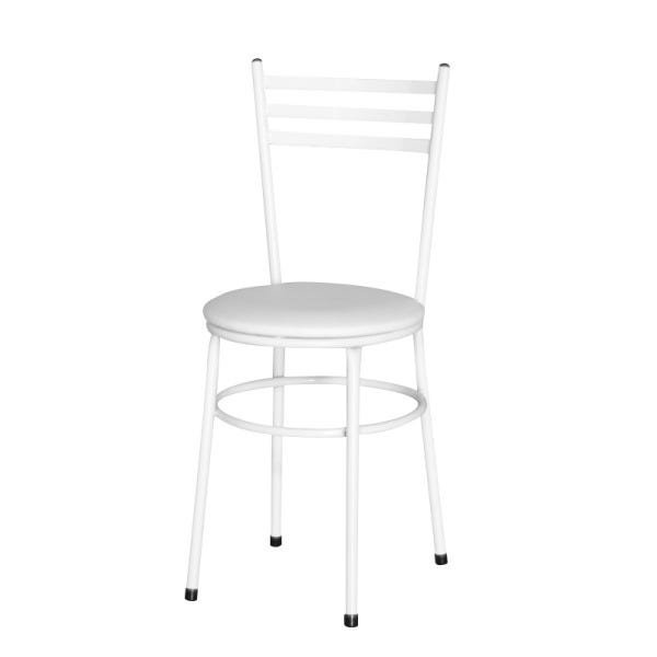 Kit 6 Cadeiras Epoxi Branca para Cozinha: Branco - 2