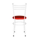 Ver imagem 5 de Kit 6 Cadeiras Epoxi Branca para Cozinha: Vermelho