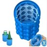 Mini Balde Forma Gelo Em Silicone Azul Ice Magic Cube - 4