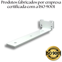 Ver imagem 3 de Kit 6 Suportes de Parede 20cm Mão Francesa Cantoneira para Prateleira Suspensa Aço Robusto Branco