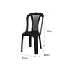 Conjunto de Mesa 4 Cadeiras Plástico Inovar Preto CestaPlus - 5
