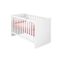 Ver imagem 6 de Quarto Infantil Completo Helena com Guarda Roupa Comoda e Berço Mini Cama Branco - Phoenix Baby