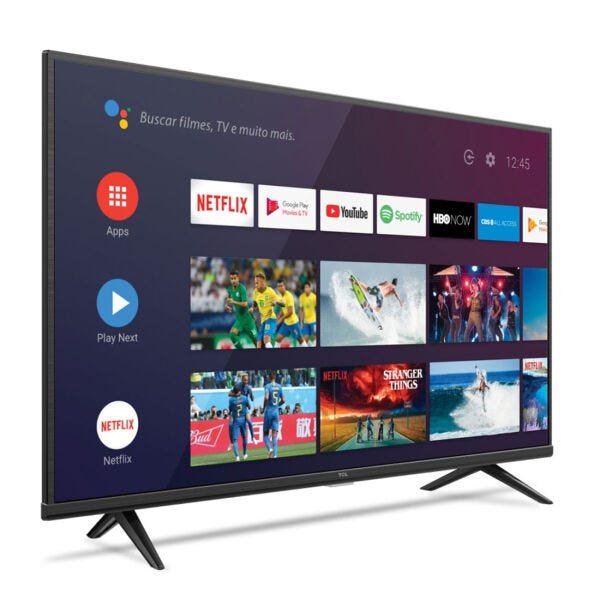 Smart TV LED 50 Polegadas Tcl P615 4K Uhd Hdr com Wifi e Bluetooth, 3 HDMI, 2 USB, Comando de Voz Unica - 2