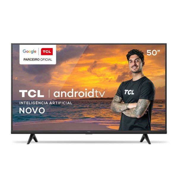 Smart TV LED 50 Polegadas Tcl P615 4K Uhd Hdr com Wifi e Bluetooth, 3 HDMI, 2 USB, Comando de Voz Unica - 4