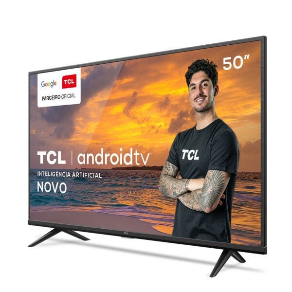 Smart TV LED 50 Polegadas Tcl P615 4K Uhd Hdr com Wifi e Bluetooth, 3 HDMI, 2 USB, Comando de Voz Unica - 5