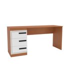 Ver imagem 2 de Mesa para Escritório Valência 3 Gavetas Branco/freijó - Politorno