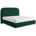 Ver imagem 2 de Cama Queen Flutuante com Cabeceira 160cm Aura W01 Bouclê Verde - Lyam Decor