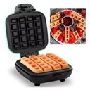 Ver imagem 4 de Mini Máquina Waffle Quadrada 110v Antiaderente - 4 Porções Rápidas