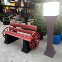 Ver imagem 2 de Torre Iluminada 1,5 Metro Luminária Abajur Chão Jardim Shopping Gourmet Piscina Loja Restaurante Est