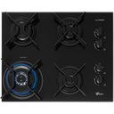 Ver imagem 1 de Cooktop a Gás Fischer 4 Bocas Tc Fit Line Trempe Iron