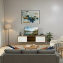 Ver imagem 5 de Rack Suspenso para TV até 75 Polegadas MDF 180cm 2 Portas de Correr Origem