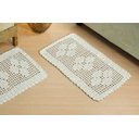 Ver imagem 2 de Par de Tapetes em Crochê Retangular Duo - Cru Arte & Tear