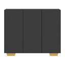Ver imagem 6 de Gabinete Banheiro 3 Portas 90cm Multimóveis V5031 Preto/Natural