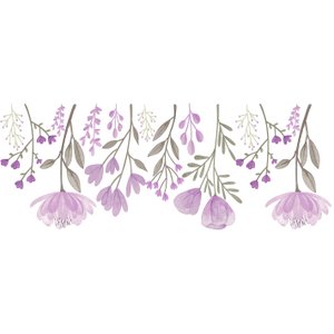 Adesivo de Parede Jardim de Flores - 45cm