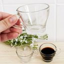 Ver imagem 3 de Jogo C/ 5 Xicaras de Vidro Transparente P/ Café Lisa 70ml