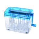 Ver imagem 1 de Picador de Papel Manual com Manivela Portatil Cesto Integrado para Documentos Cartao Mesa Escritorio