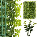 Ver imagem 4 de 6 Placas Revestimento Parede Folhas Artificiais Jardim Vertical para Comercio