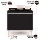 Ver imagem 4 de Balcão para Cooktop 2s Brenda Preto 80cm