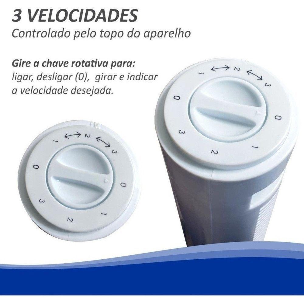 Circulador de Ar Super Leve e Compacto 40w 220v Ventilador - 2