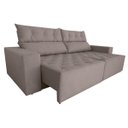 Ver imagem 2 de Sofá Gigante Supremo 2,50M Retrátil e Reclinável Camurça