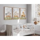 Ver imagem 4 de Kit 3 Quadros Animais Fazendinha Trator Quarto Menina Infantil