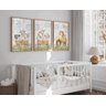 Kit 3 Quadros Animais Fazendinha Trator Quarto Menina Infantil - 4