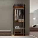 Ver imagem 4 de Closet Moderno 2 Gavetas 8 Prateleiras Dalla Costa