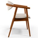 Ver imagem 5 de Kit 2 Poltronas Decorativas para Sala de Estar Cecília B04 Linho Cru - Lyam Decor