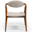 Ver imagem 4 de Kit 2 Poltronas Decorativas para Sala de Estar Cecília B04 Linho Cru - Lyam Decor