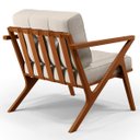 Ver imagem 6 de Kit 2 Poltronas Decorativas Sala de Estar com Cintas de Corano Laís B04 Linho Cru - Lyam Decor