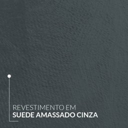 Sofá Italia 2.10M Retrátil e Reclinável Suede Cinza - 4