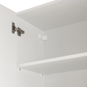 Ver imagem 5 de Armário Suspenso Suspenso 03 Portas 1,20 Mdf Branco Moveara