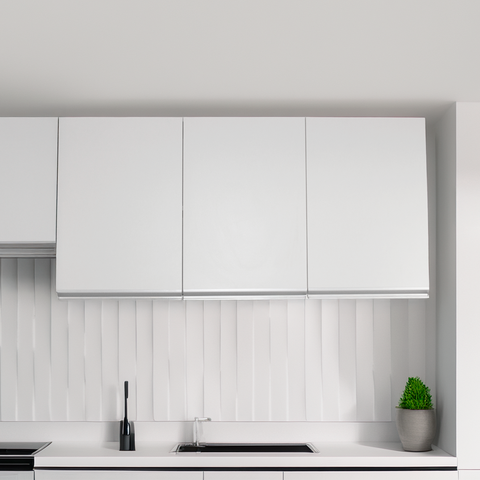 Armário Suspenso Suspenso 03 Portas 1,20 Mdf Branco Moveara