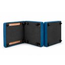 Ver imagem 3 de Puff Cama Dobravel 70cm Slim com Almofada Cor: Suede Azul