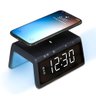 Carregador Indução + Relógio Despertador (preto) - 7