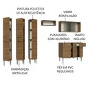 Ver imagem 5 de Armário de Cozinha Completa 261cm Rustic Emilly Madesa 03